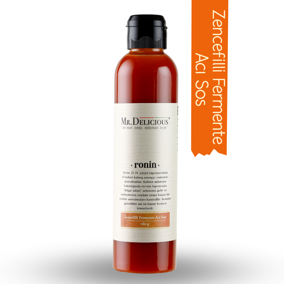 Zencefilli Fermente Acı Sos