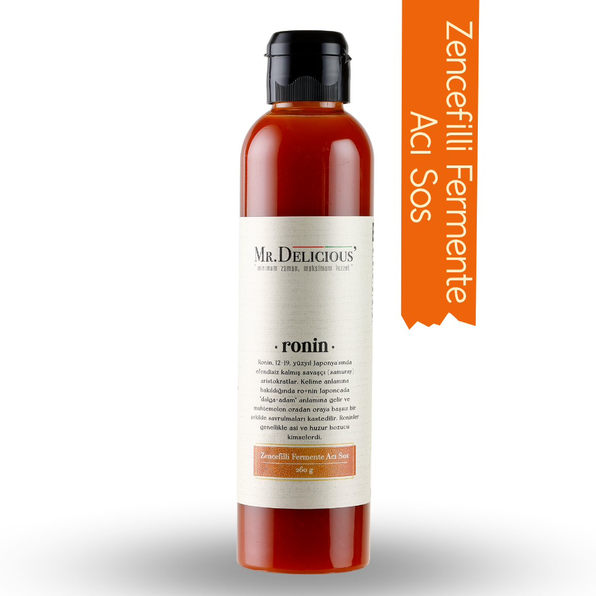 Zencefilli Fermente Acı Sos