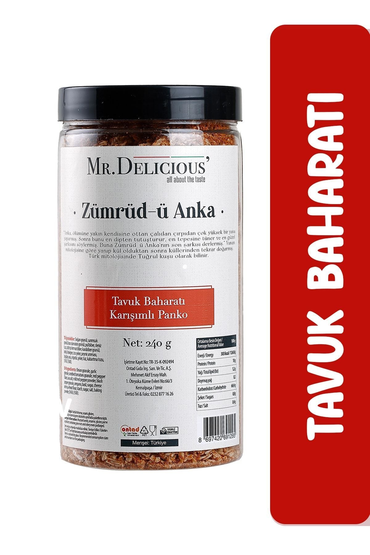 Tavuk Baharatı Karışımlı Panko - Tavuk Çeşnisi