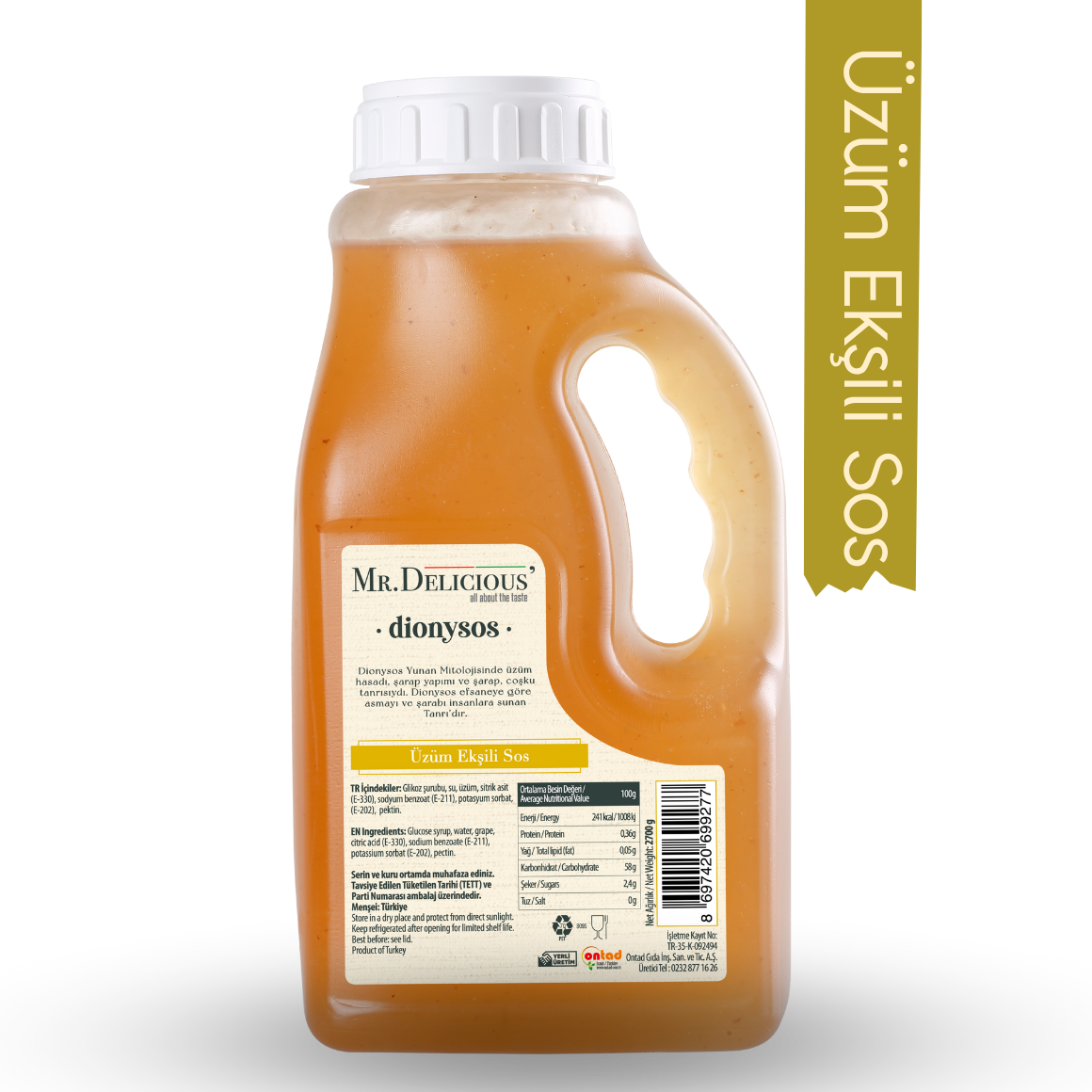 Üzüm Ekşili Sos 2lt