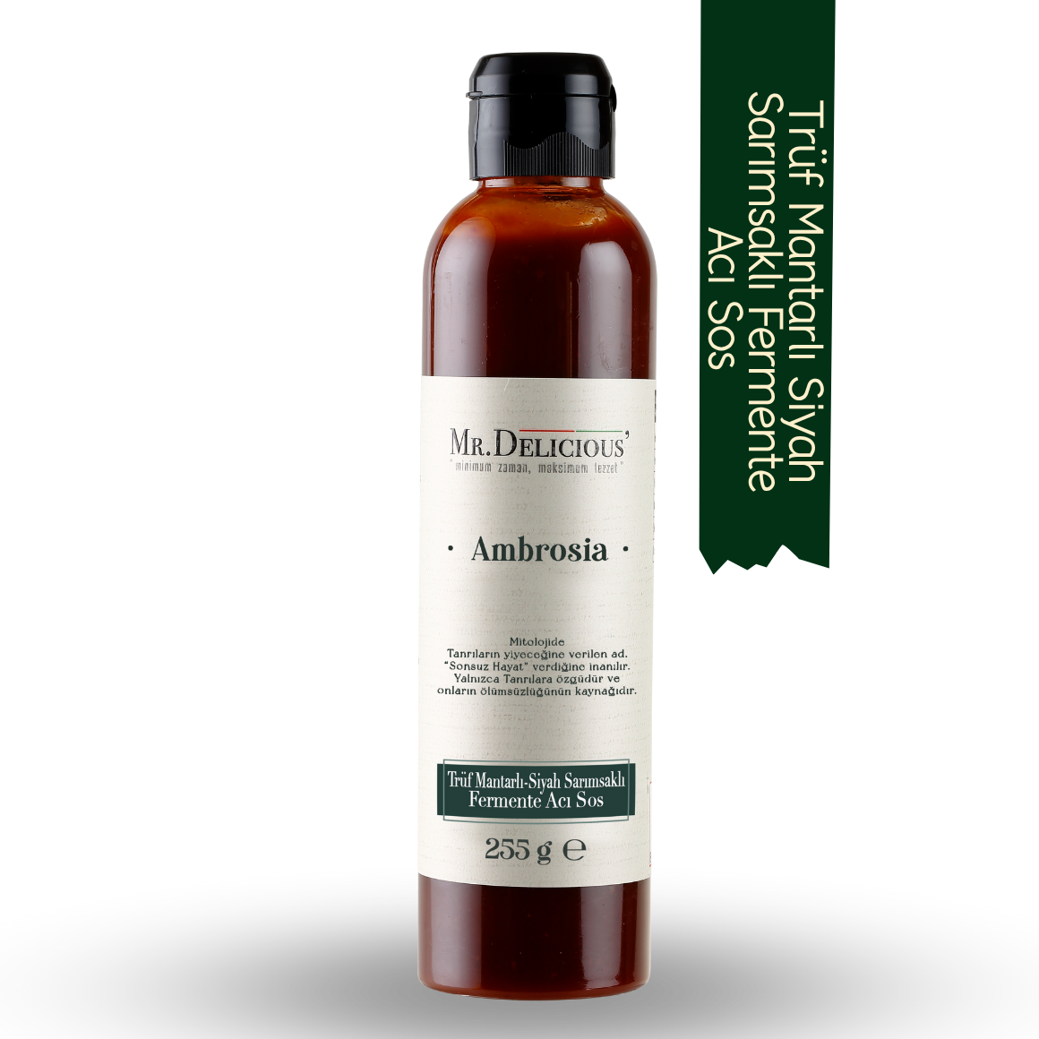 Trüf Mantarlı Siyah Sarımsaklı Fermente Acı Sos