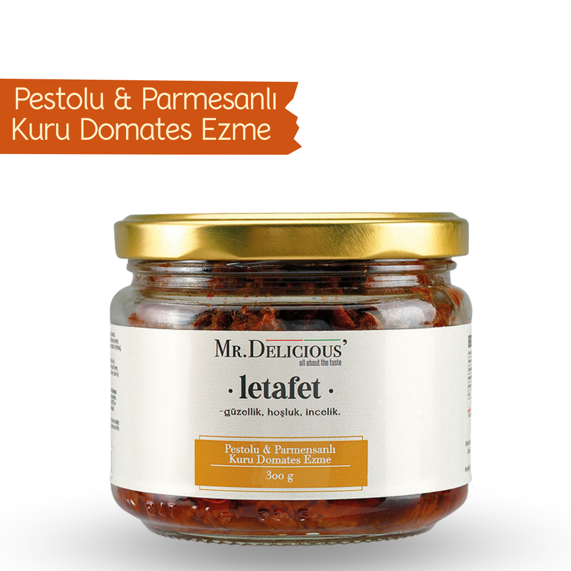 Pestolu & Parmesanlı Kuru Domates Ezme