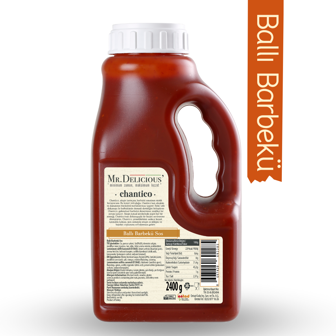 Ballı Barbekü Sos 2L