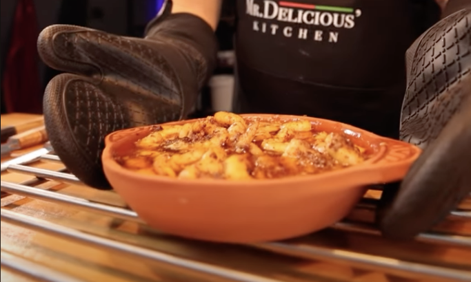 Chilli Oil Harmanıyla Karides Tarifi